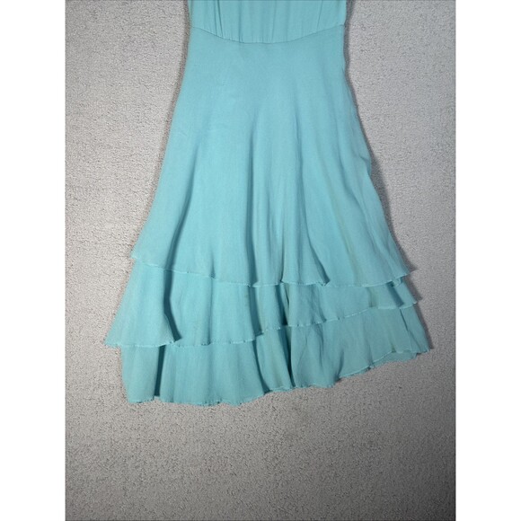 Vintage Colette Dinnigan Dress Womens XS Silk Metallic Glass Romantic Fairy Y2K - Picture 14 of 15